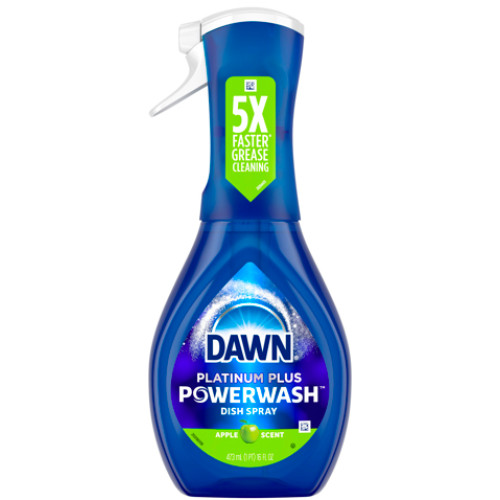 Спрей-пінка для миття посуду Dawn Platinum Powerwash з ароматом яблука, 473 мл